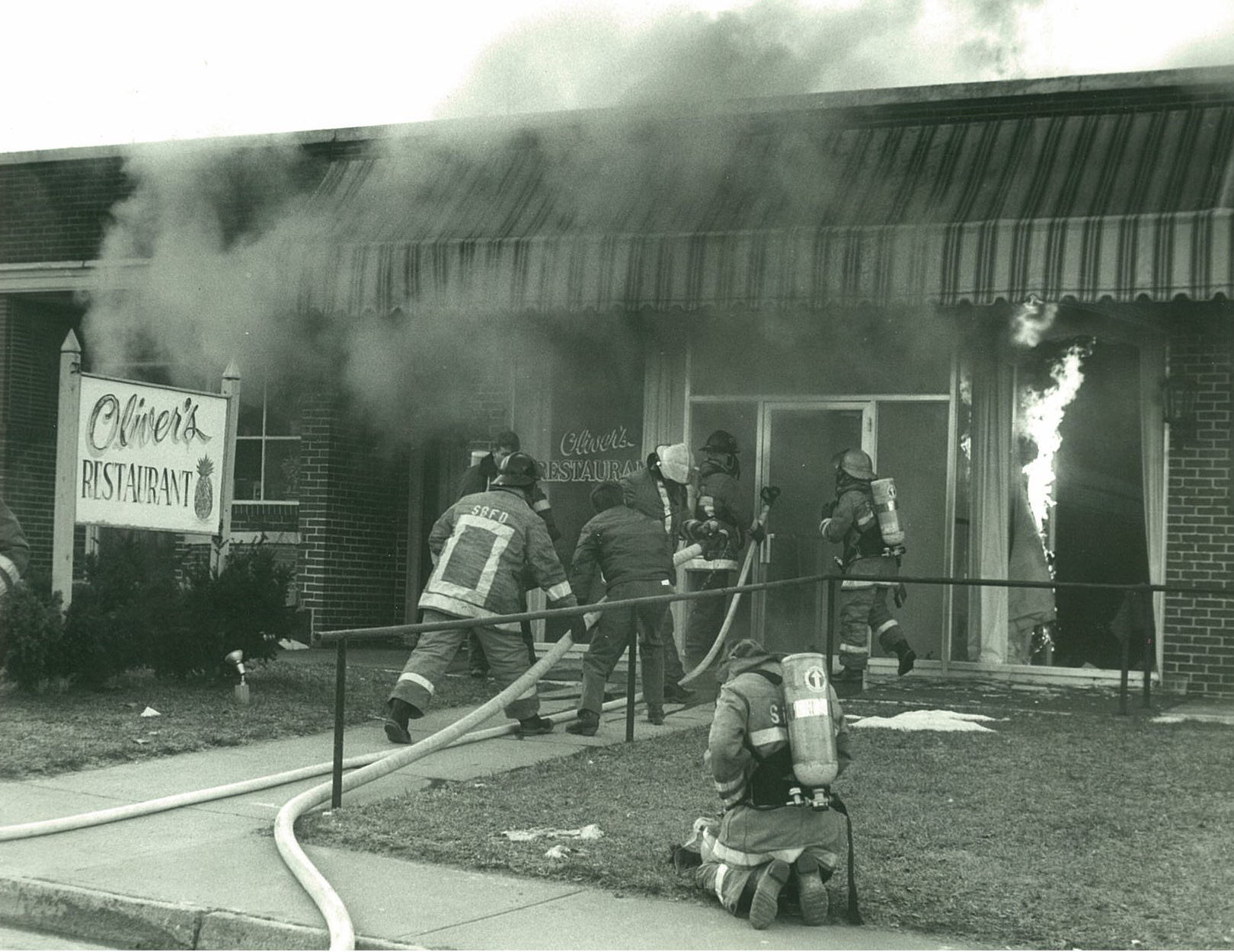 Battling the blaze